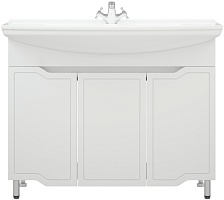 Corozo Тумба под раковину Мирра 105 белая